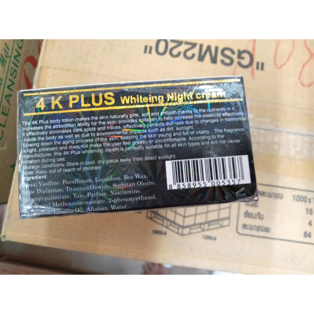 Kem Body Ban Đêm 4K Plus Thái Lan | BigBuy360 - bigbuy360.vn