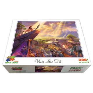Tranh xếp hình 330 mảnh Minh Châu - Vua sư tử