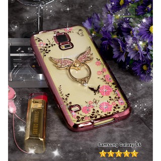 Ốp lưng Samsung S5 dẻo hình hoa