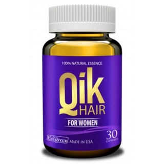 QIK (FOR WOMEN) 30V - Giảm rụng tóc hiệu quả Kích thích tóc mọc nhanh, chắc khỏe, giúp tóc dày và bóng mượt