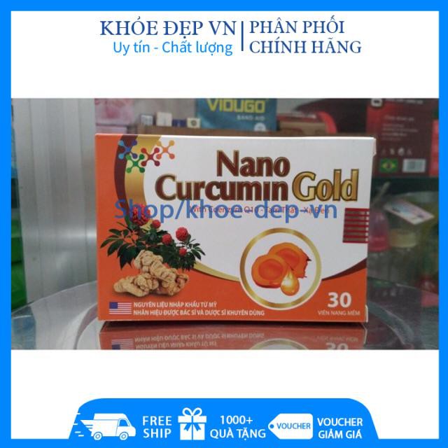 Viên uống Nano Curcumin Gold tam thất xạ đen.