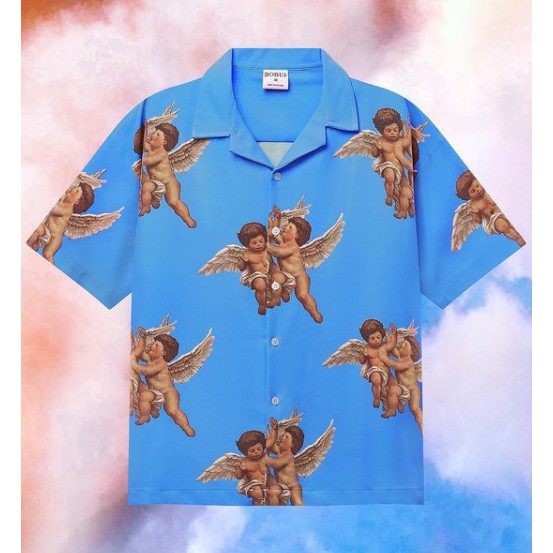 Áo Sơmi BOBUI 2 ANGELS FULLTAG | Sơ Mi Lụa Mềm CNK 100% | CHUẨN CAO CẤP 1:1 LOCAL BRAND