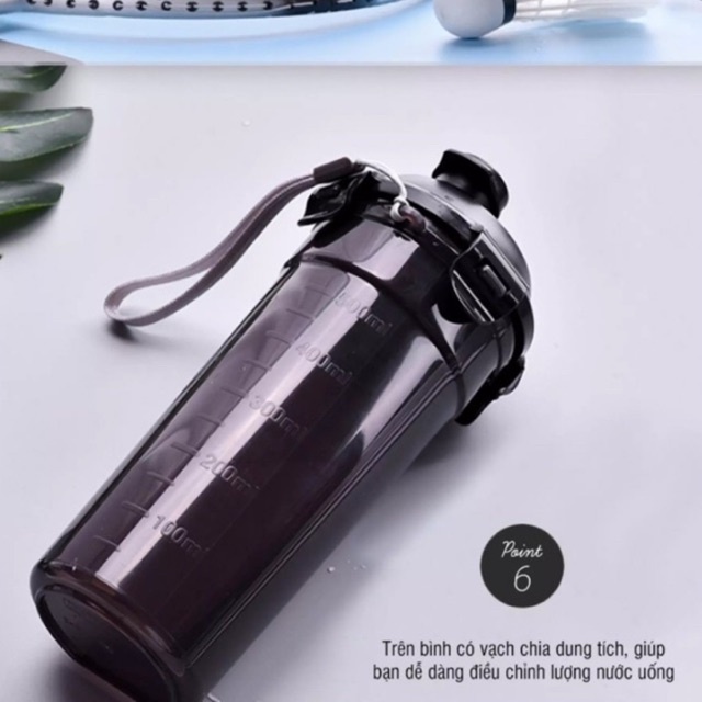 Bình Nước Thể Thao Lock&Lock 690ml Nhựa PP Cao Cấp - Có Dây Treo, Nắp Khoá 4 Cạnh - Hàng Tặng Nivea Men