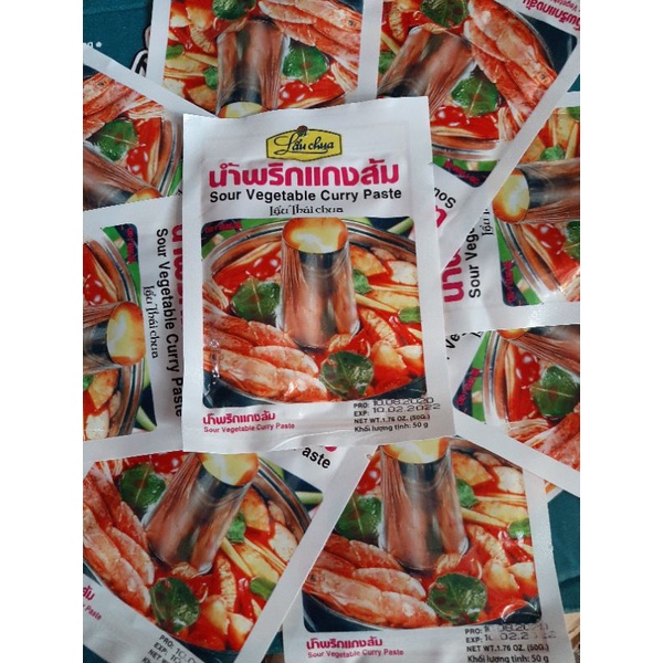 Lẩu thái lan chua cay Curry Paste 50g