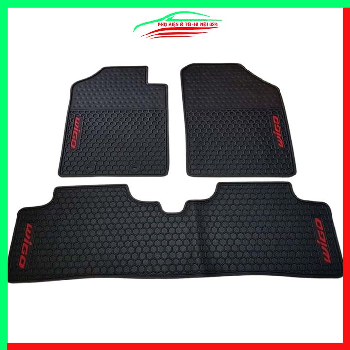 Thảm lót sàn cao su cho xe TOYOTA WIGO 2021-2022 hàng chuẩn theo xe chịu lực tốt