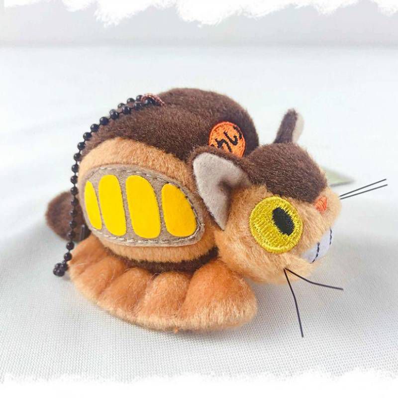 Japanese My Neighbor Totoro Cat Hayao Miyazaki Totoro Plush Doll Keychain Pendant Bag Accessories Gifts