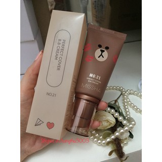 Kem Nền BB Cream Missha Line Friends Perfect Cover