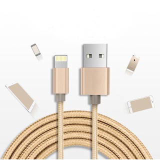 Cáp sạc iPhone Lighning bọc dù cao cấp