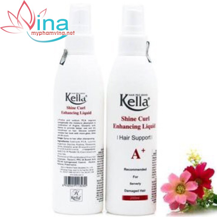 Xịt Dưỡng Tóc Kella A+ Dành Cho Tóc Xoăn 200ml