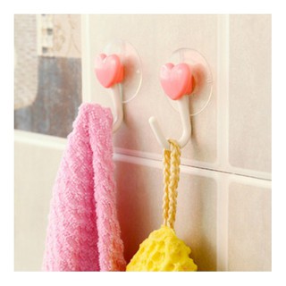 Set 2 móc hút chân không hình trái tim (Hàng Nhật nội địa)