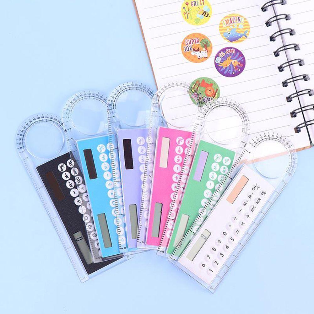 Thước Nhựa Có Kính Lúp Sử Dụng Năng Lượng Mặt Trời