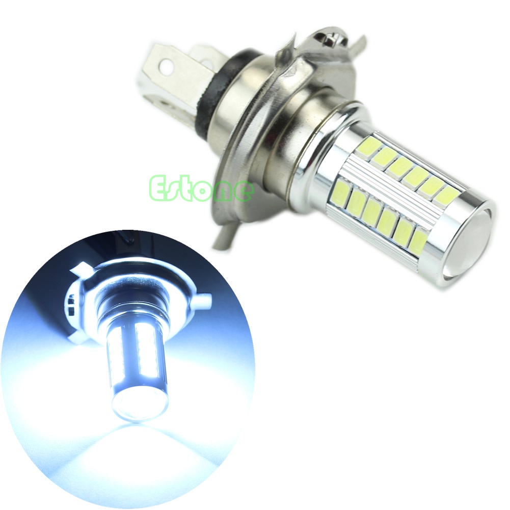 Bóng Đèn LED SMD 12V H4 33-LED Ánh Sáng Trắng Độ Sáng Cao Cho Xe Hơi
