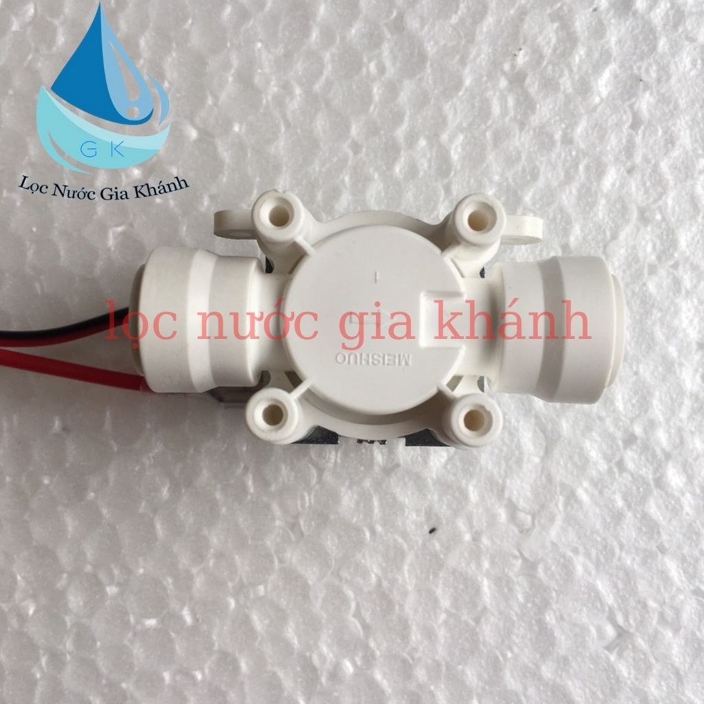 Van điện từ 36v DC nối nhanh ống phi 10, van điện từ máy lọc nước bán công nghiệp.