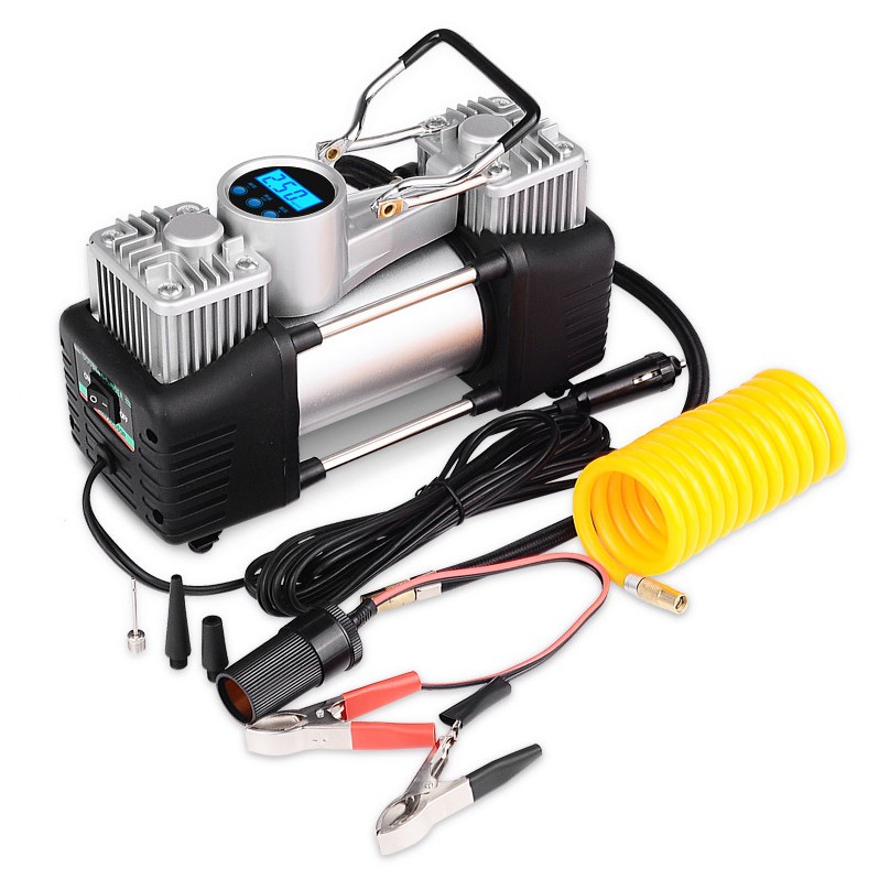 Bơm Ô Tô 2 Piston Xylanh Mã Lực Lớn Chính Hãng - Bơm Ô Tô 2 Xi Lanh