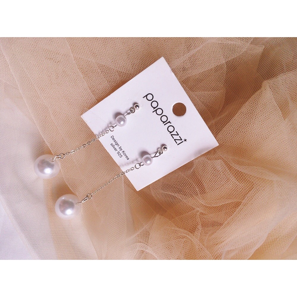 Bông tai Ngọc dáng dài phong cách  Hàn Quốc giá hạt rẻ