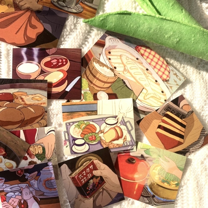 Hình dán trang trí ghibli studio size 3-5cm