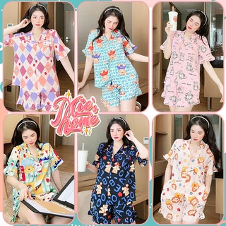 Đồ bộ mặc nhà ngủ nữ lụa mango-satin-latin cao cấp siêu mát mịn