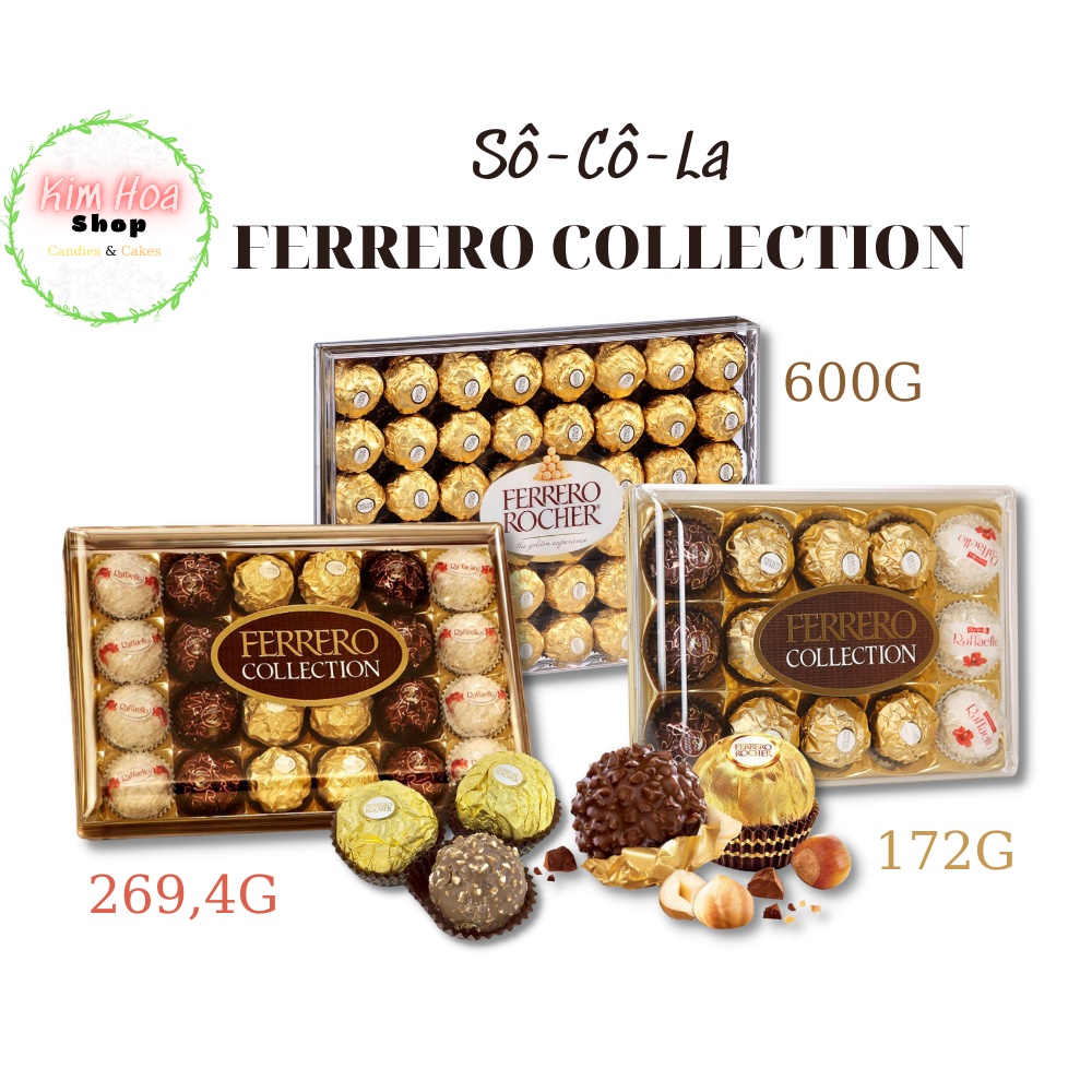 Kẹo Sô-Cô-La FERRERO COLLECTION sang-xịn-mịn MADE IN GERMANY