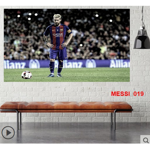 Poster decal dán tường cầu thủ Messi