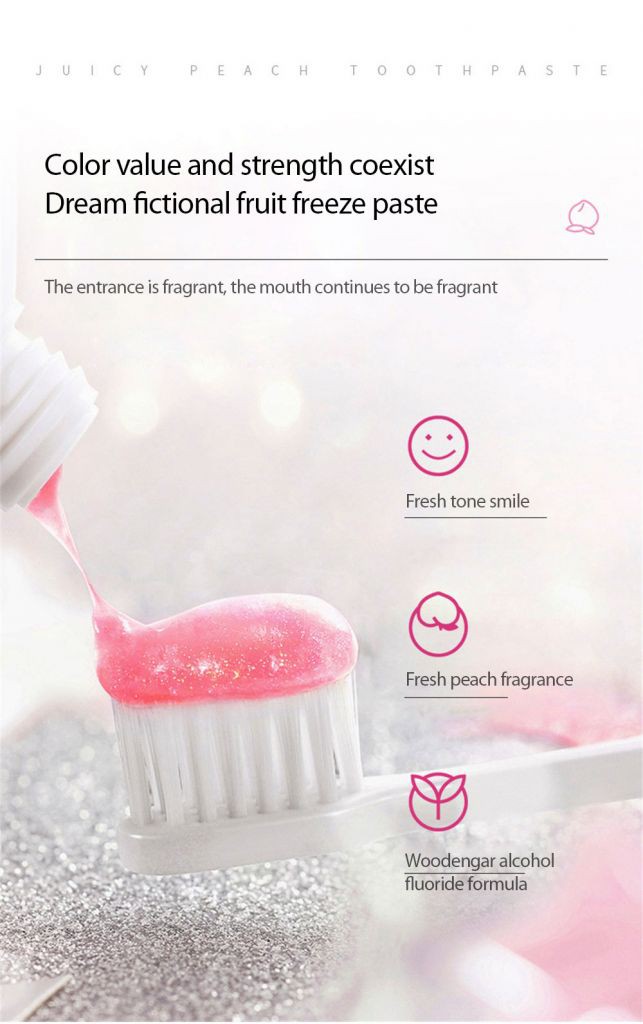 [Hàng mới về] Kem đánh răng Han Lun Meiyu mùi hương đào