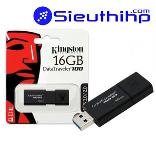 USB Kingston DT100 G3 USB 3.0 16GB - Bảo hành 24 tháng chính hãng (SPC, FPT)