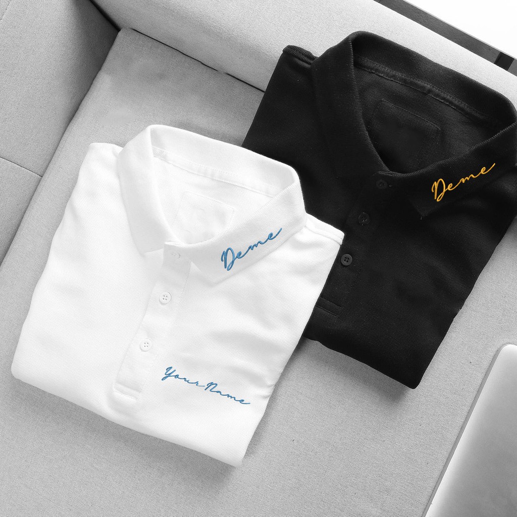 Quà Tặng Bạn Trai Áo Polo, Áo Polo Thêu Tên Theo Yêu Cầu DEME, Quà Tặng Sinh Nhật Ý Nghĩa | BigBuy360 - bigbuy360.vn