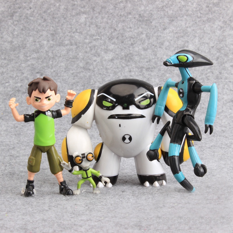 Set 9 mô hình đồ chơi nhân vật trong phim hoạt hình Ben 10 độc đáo