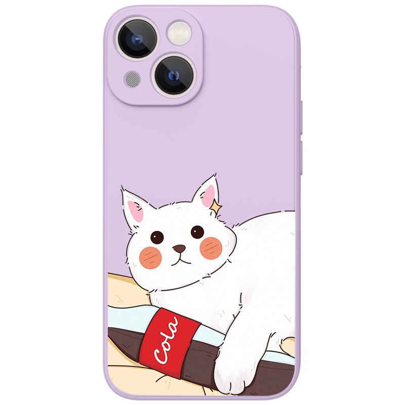 Ốp lưng JURSUE hoạt hình cặp đôi dễ thương đẹp Cho iPhone 14 13 12 11 Pro Max SE 2020 X XR XS 8 7 ip 6S 6 Plus kute Y2338