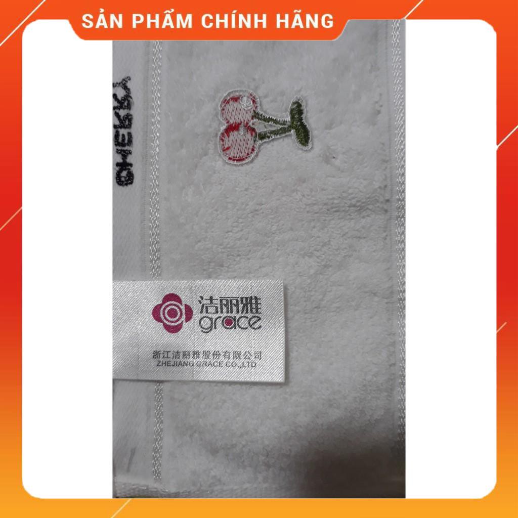 [HÀNG SIÊU TỐT] Bộ 5 khăn mặt cotton cực đẹp Grace 25x50cm