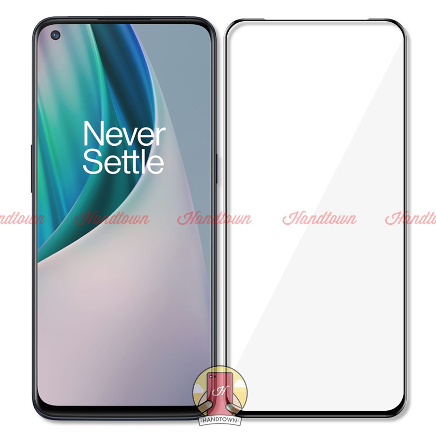 Kính Cường Lực OnePlus Nord / Nord N10 5G Full Màn Đen Full Keo Không Chấm Li Ti Chống Trầy Xước Chống Va Đập Bảo Vệ Màn