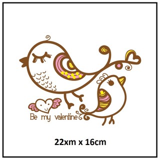 Miếng patch ủi trang trí quần áo truyền nhiệt offset Be My Valentine