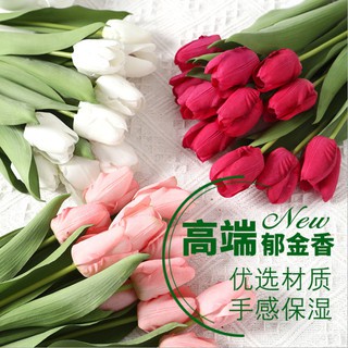 Hoa Tulip Nhân Tạo Trang Trí Nội Thất / Tiệc Cưới Chất Lượng Cao