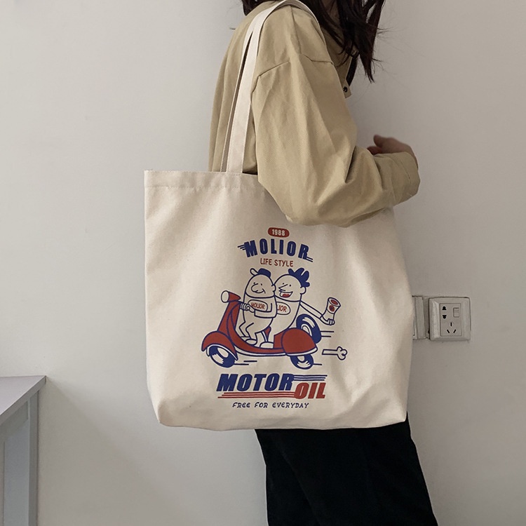 Envirosax túi vải lớn đeo vai nữ Túi vải học sinh Nhật Bản