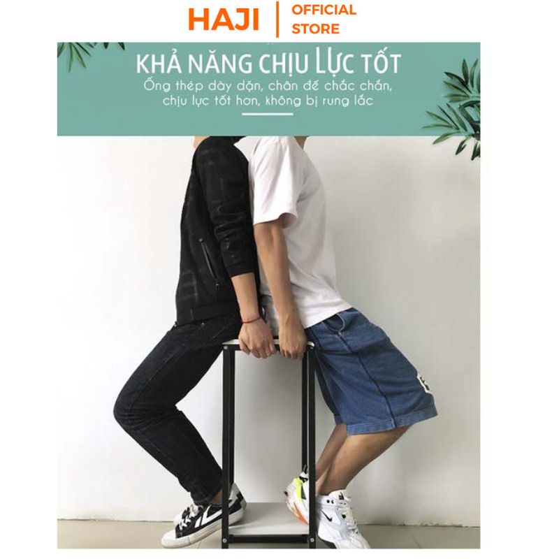 Kệ để cây cảnh trang trí phòng khách HAJI chân sắt chịu lực tốt C48