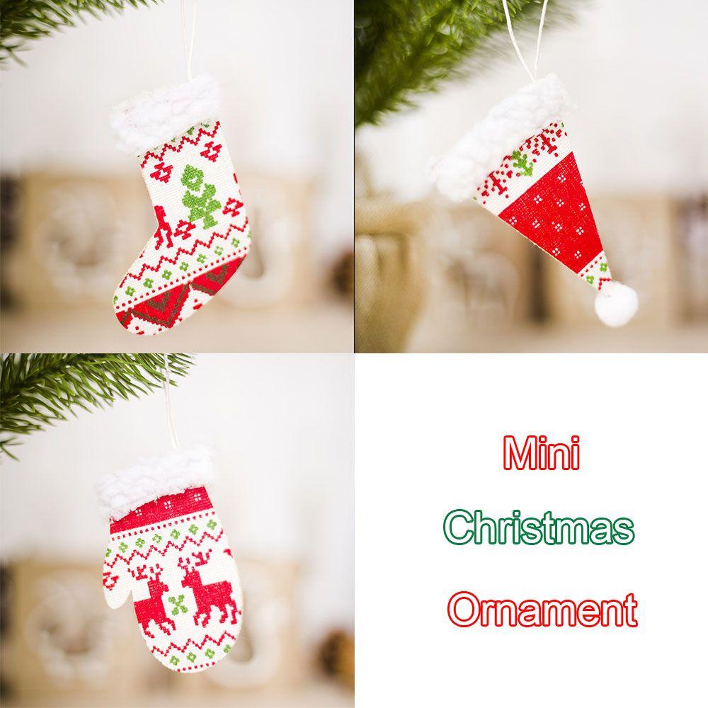 Set 3 Vỏ Bọc Chai Lọ Trang Trí Giáng Sinh Năm Mới