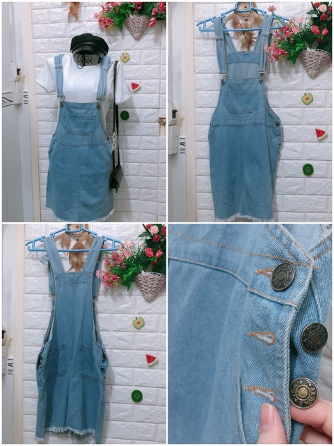 Yếm jeans Ulzzang xinh xẻo về hàng | BigBuy360 - bigbuy360.vn