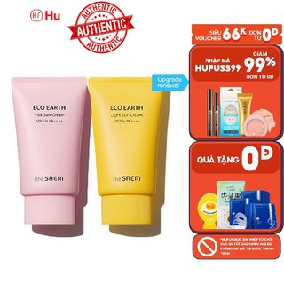 THE SAEM - Kem chống nắng Eco Earth Power Pink Sun Cream‎ SPF50+ PA+++