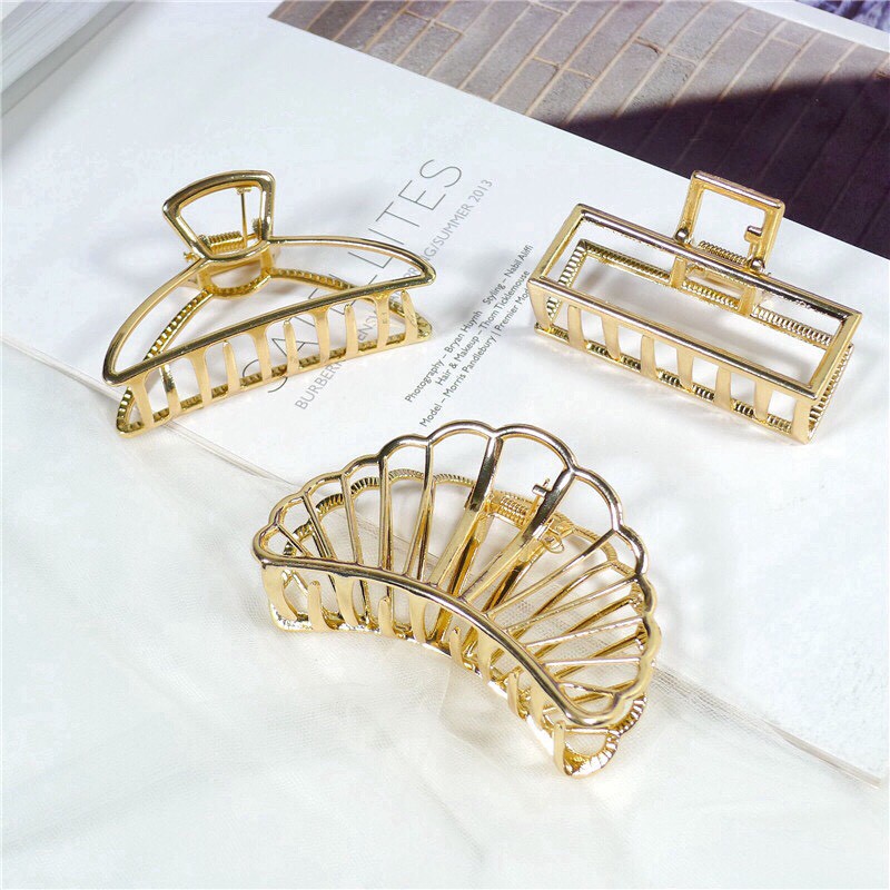 Kẹp tóc kim loại phong cách Hàn Quốc nhiều mẫu xinh xẵn