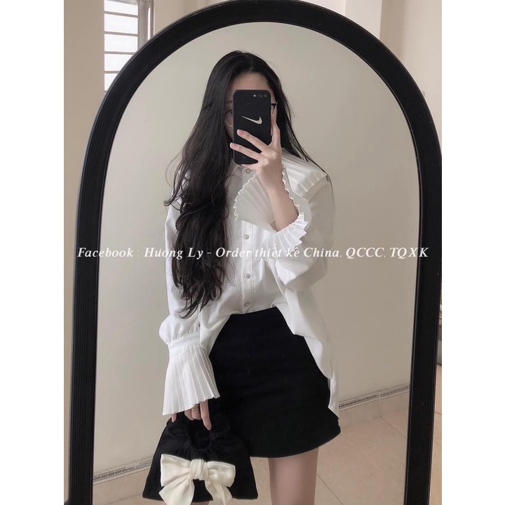 ÁO SƠ MI CỔ DẬP LI CÚC NGỌC