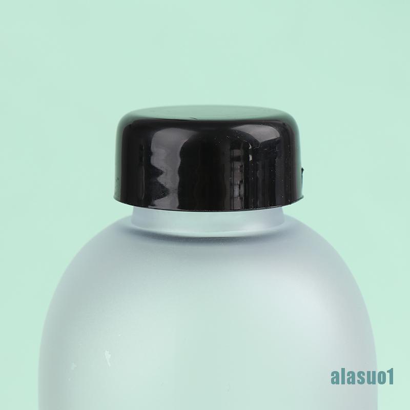 Bình Nước Nhựa Trong Suốt In Hình Gấu Hoạt Hình Đáng Yêu