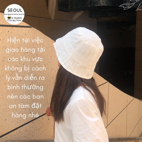 [ Giảm 5k đơn từ 0đ ] Mũ bucket vành nhỏ 100% Cotton kẻ sọc, nón bucket chống nắng siêu nhẹ Hotrend hè 2021