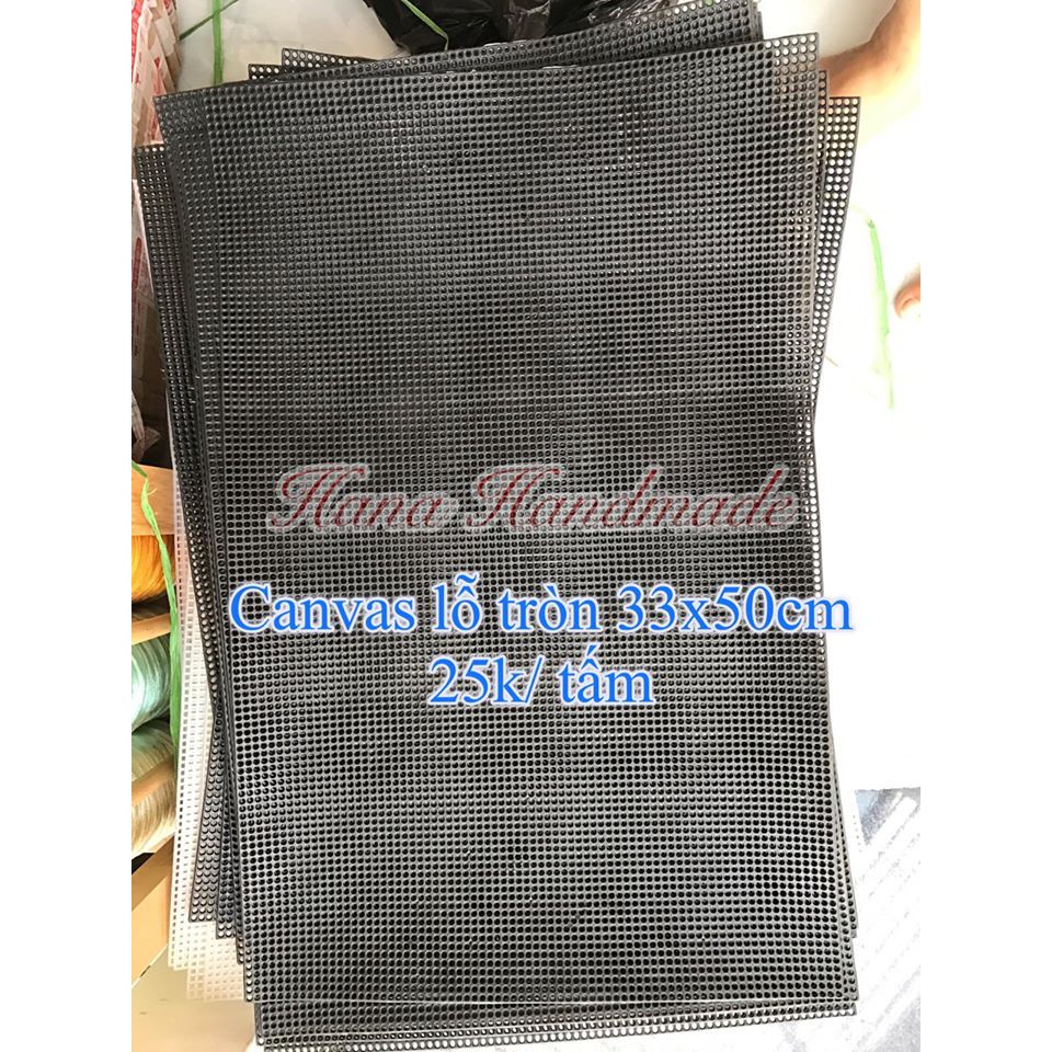 Combo 10 tấm canvas lỗ tròn