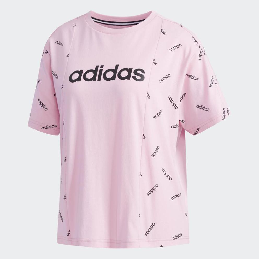 adidas NOT SPORTS SPECIFIC Áo phông họa tiết Nữ Màu hồng DW8018 New