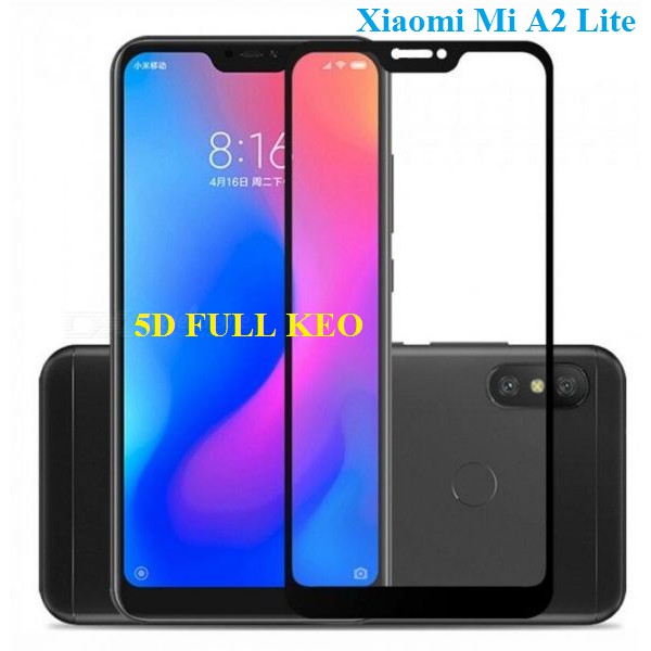 XIAOMI MI A2 LITE/ REDMI 6PRO CƯỜNG LỰC 5D FULL KEO MÀN HÌNH_PKGBHN