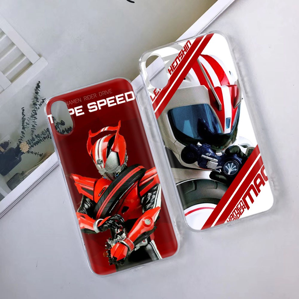 Ốp Điện Thoại Trong Suốt Họa Tiết Kamen Rider Cho Asus Zenfone 4 Selfie 3s Pro 3 Zoom Max Plus Pegasus 4s Tb45