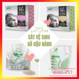 Cát Vệ Sinh Đậu Nành Cho Mèo - Cát Mèo Tofu Xả Được Trong Toilet MintPet