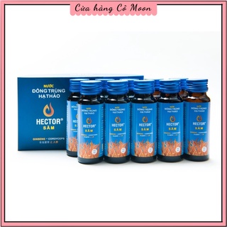 [CHÍNH HÃNG] Nước Đông Trùng Hạ Thảo Hector Sâm Hộp 10 Chai Hector Cordyceps Ginseng