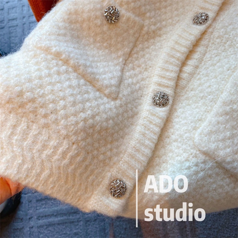 Áo Khoác Cardigan Dệt Kim Thiết Kế Mới Thời Trang Mùa Thu Đông Dành Cho Nữ