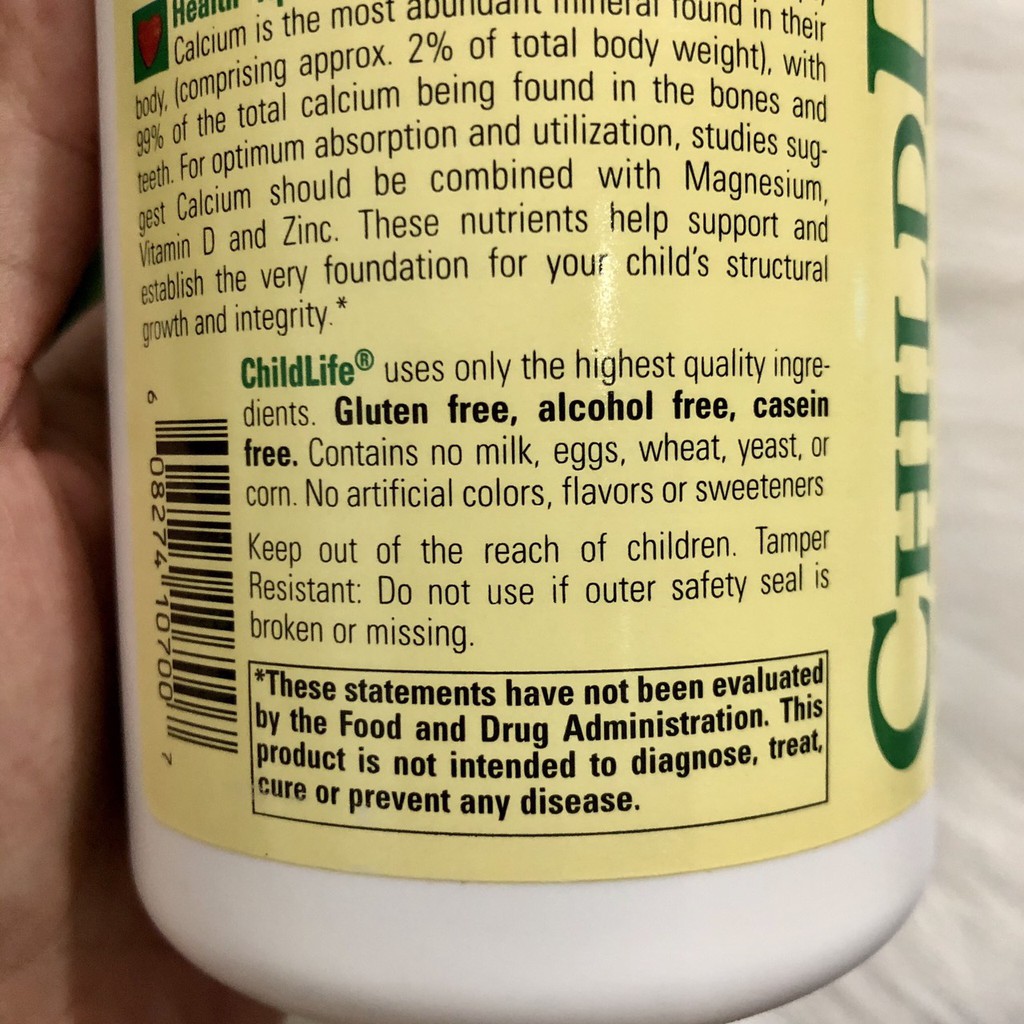 ❤️ [Date 8/2022] Childlife Liquid Calcium Magnesium 473ml Mỹ, Ship Air, Bill đầy đủ | BigBuy360 - bigbuy360.vn
