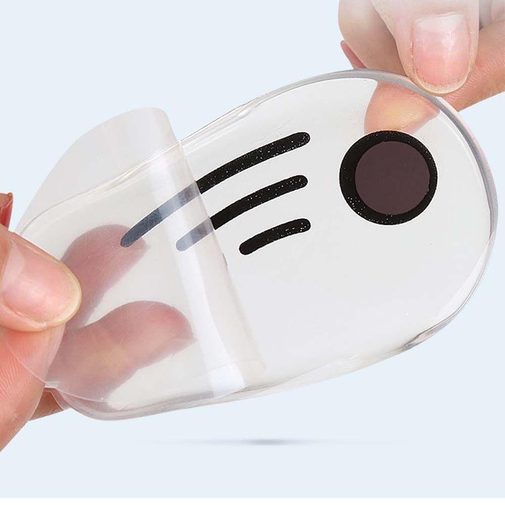 Cặp Đệm Lót Giày Cao Gót Mềm Trong Suốt Bảo Vệ Chân Loại O / X